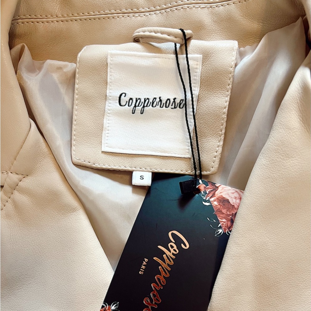 NWT Nasty Gal Fringe Faux Leather Jacket - Picture 3 of 3